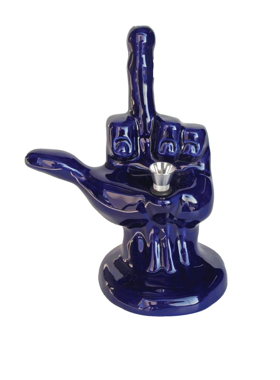 JM Waterpipes Alternatives JM Waterpipes Ceramic Middle Finger Bong