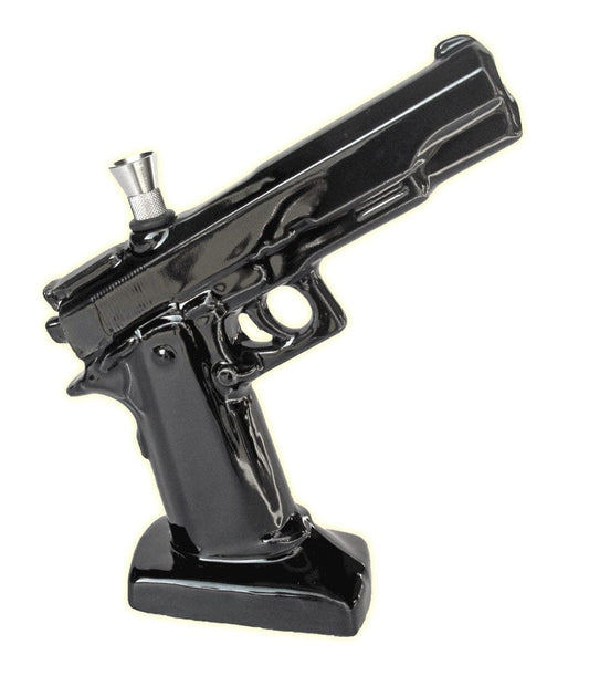 JM Waterpipes Alternatives JM Waterpipes Ceramic Pistol Bong