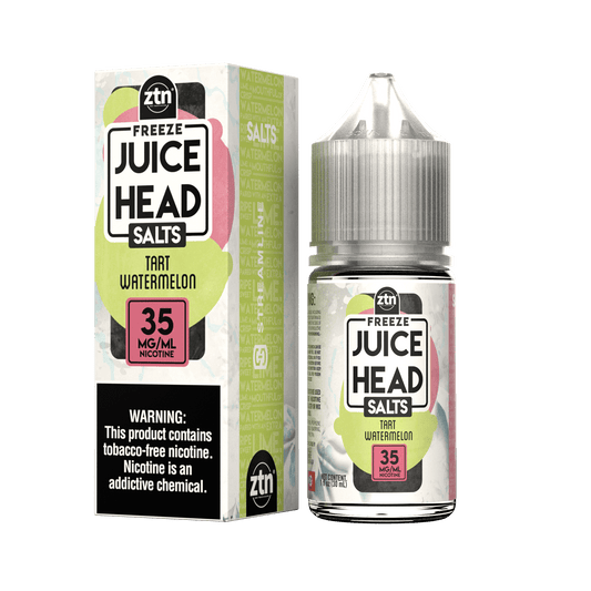 Juice Head Juice 35MG Tart Watermelon Freeze 30ml ZTN Nic Salt Vape Juice - Juice Head