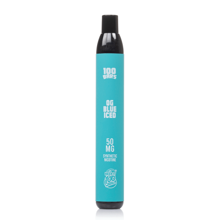 Keep It 100 Disposable Vape OG Blue Iced Keep It 100 Bars Disposable Vape (5%, 2000 Puffs)