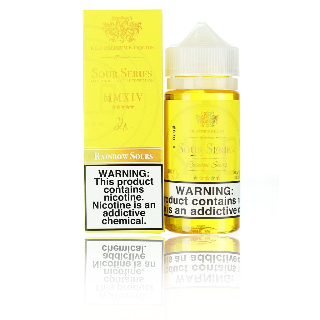 Kilo Juice Kilo Sour Series (Bazooka Sour Straws) Rainbow Sours 100ml Vape Juice
