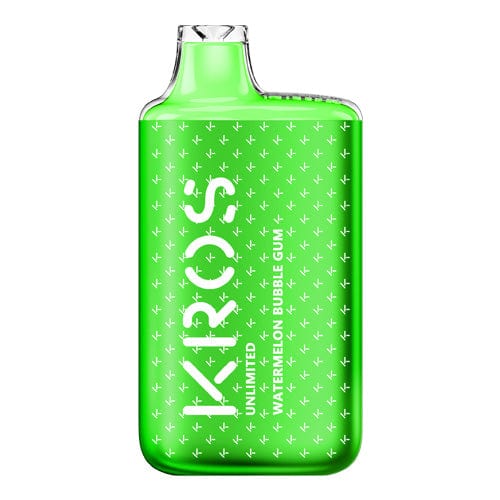 KROS Disposable Vape Watermelon Bubble Gum KROS Unlimited Disposable Vape (5%, 6000 Puffs)