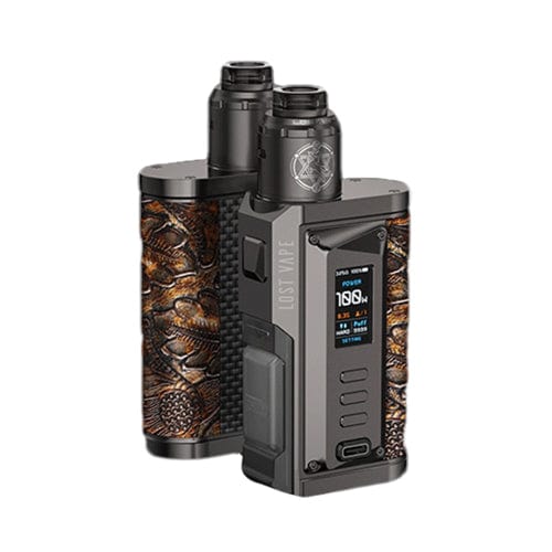 Lost Vape Kits Gunmetal Ukrian Leather Lost Vape Centaurus Quest BF Squonk Kit