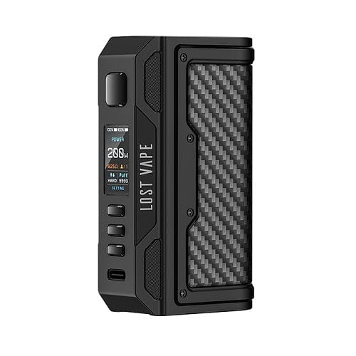 Lost Vape Mods Black/Carbon Fiber Lost Vape Thelema Quest 200W Mod