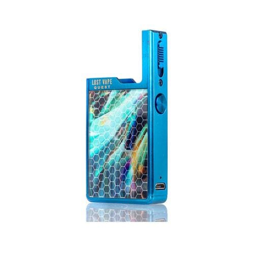 Lost Vape Pod System Blue Aurora Lost Vape Quest Orion Q Pod Device (Cartridges NOT Included)