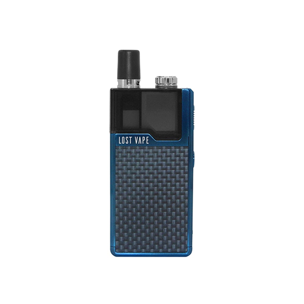 Lost Vape Pod System Blue Carbon Fiber Lost Vape Orion DNA GO Pod Device Kit
