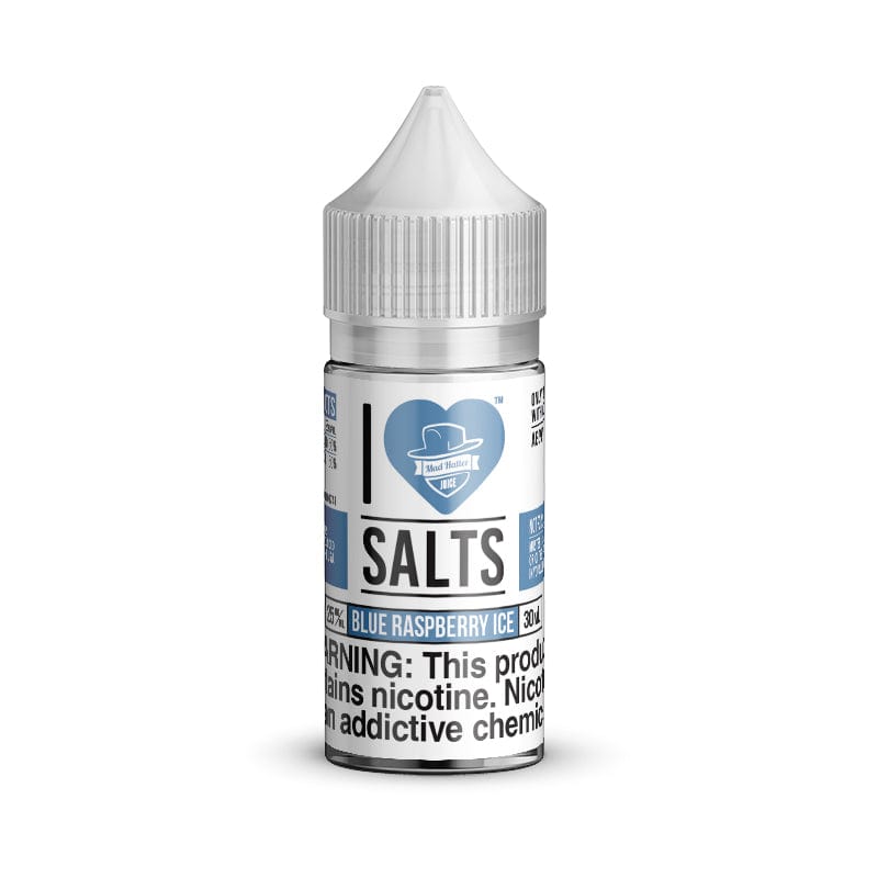 Mad Hatter Juice Juice I Love Salts Blue Raspberry ICE 30ml Nic Salt Vape Juice