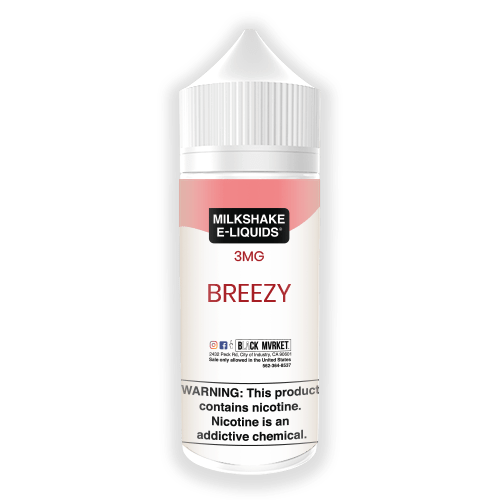 MilkShake Liquids Juice Milkshake Liquids Breezy Shake 100ml Vape Juice