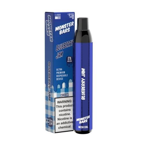 Monster Bar Disposable Vape Blueberry Jam Monster Bars Disposable Vape