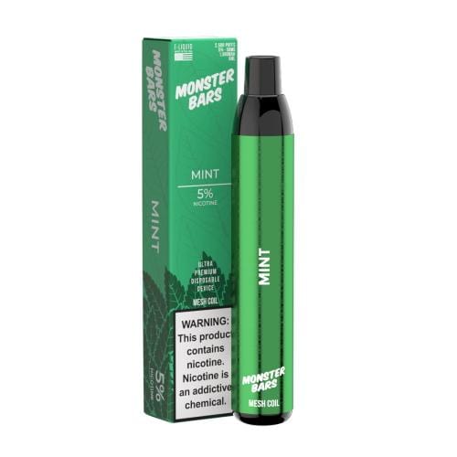 Monster Bar Disposable Vape Mint Monster Bars Disposable Vape