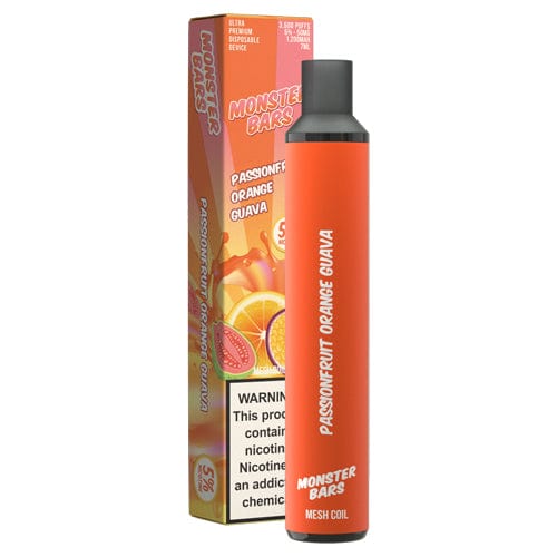 Monster Bar Disposable Vape Passion Fruit Orange Guava Monster Bar XL Disposable Vape