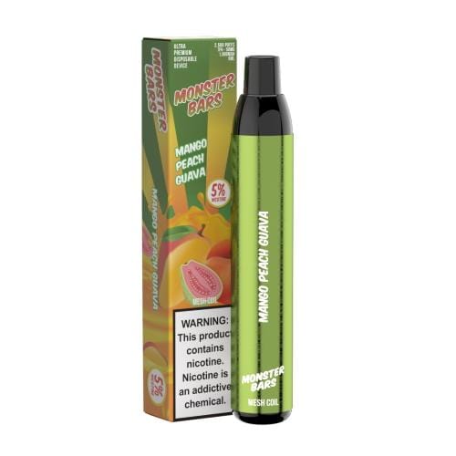 Monster Bar Disposable Vape Passionfruit Orange Guava Monster Bars Disposable Vape