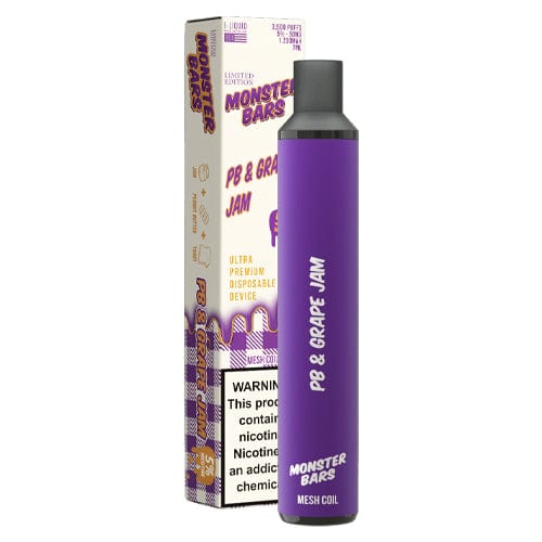 Monster Bar Disposable Vape PB & Grape Jam Monster Bar XL Disposable Vape