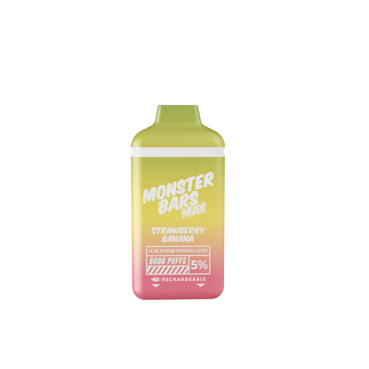Monster Bar Disposable Vape Strawberry Banana Monster Bar MAX Disposable Vape (5%, 12mL)
