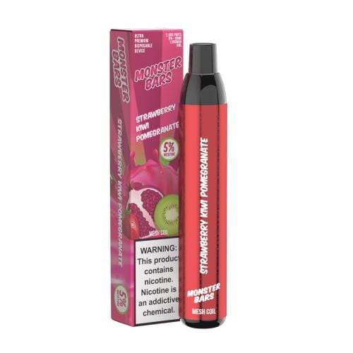 Monster Bar Disposable Vape Strawberry Kiwi Pomegranate Monster Bars Disposable Vape