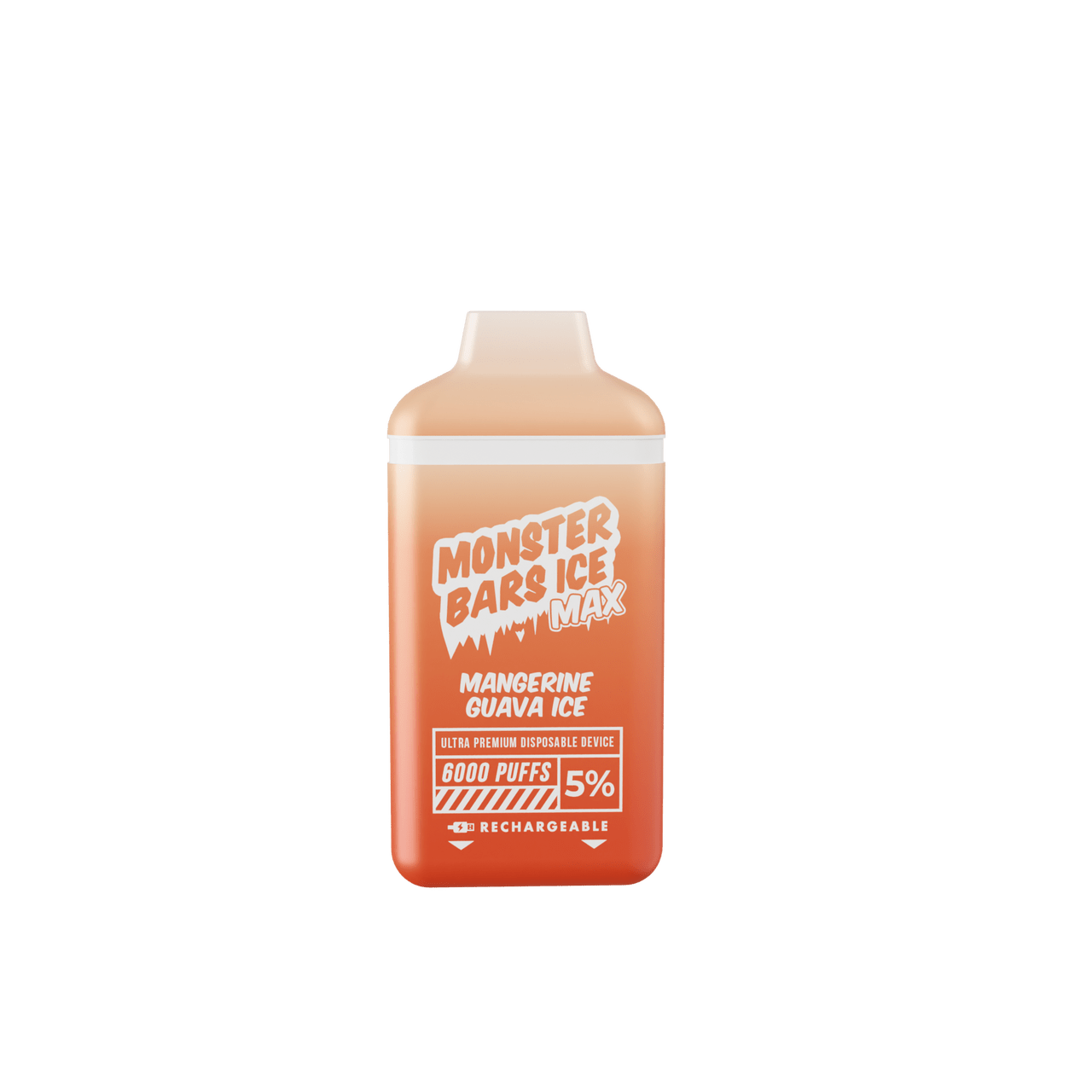 Monster Bar Disposable Vape Tangerine Guava Ice Monster Bar MAX Disposable Vape (5%, 12mL)