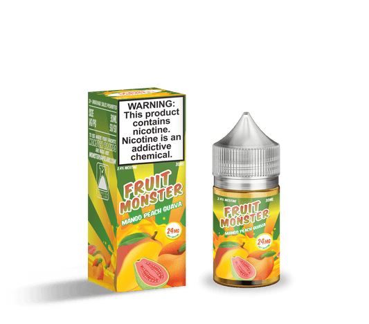 Monster Vape Labs Juice Fruit Monster Salts Mango Peach Guava 30ml Nic Salt Vape Juice
