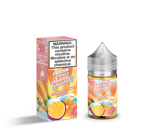 Monster Vape Labs Juice Hawaiian POG Ice 30ml Nic Salt Vape Juice - Frozen Fruit Monster