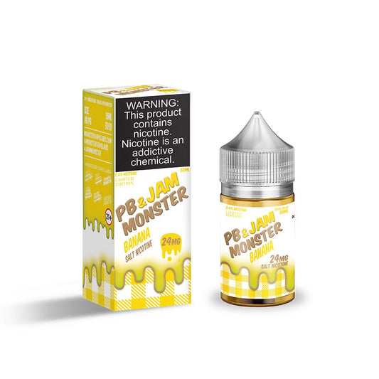 Monster Vape Labs Juice Jam Monster Salts Banana PB&J 30ml Nic Salt Vape Juice