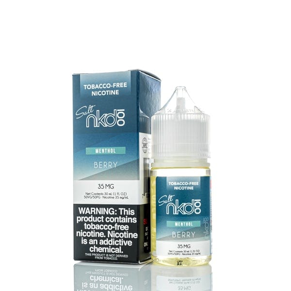 Naked 100 Juice NKD 100 Salts Menthol Berry 30ml Nic Salt Vape Juice (TF)