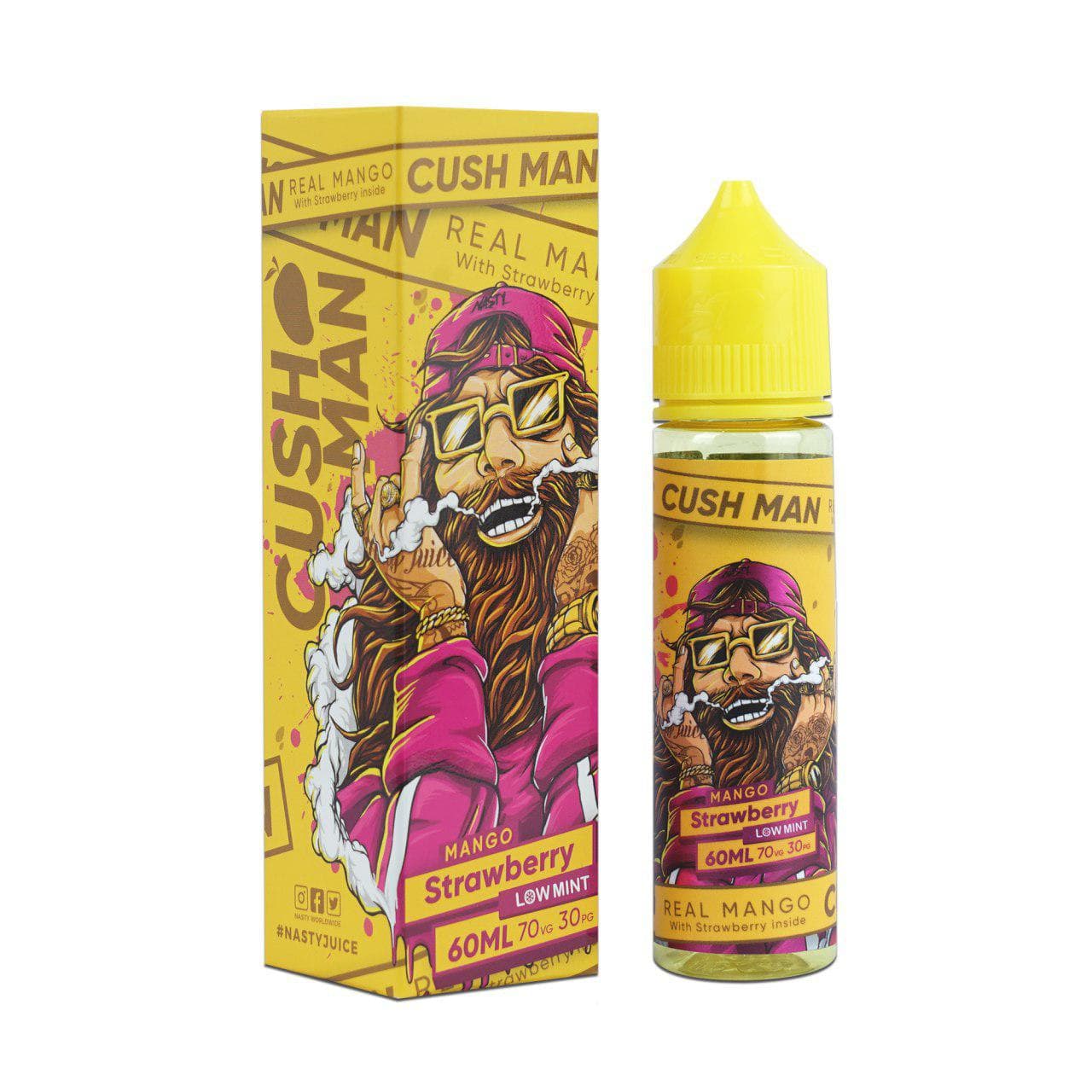 Nasty Eliquid Cush Man Series Mango Strawberry 60ml