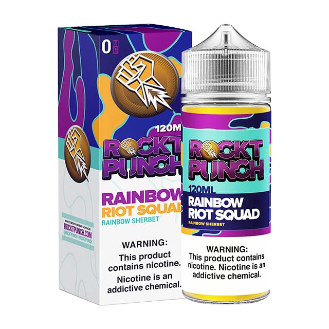 Okami Juice Rockt Punch Rainbow Riot 120ml Vape Juice