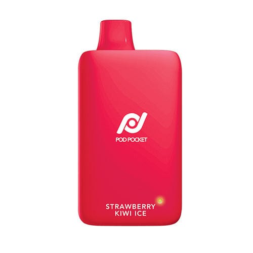 Pod Juice Disposable Vape Strawberry Kiwi Ice Pod Juice Pod Pocket Disposable Vape (5%, 7500 Puffs)