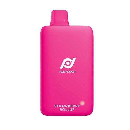 Pod Juice Disposable Vape Strawberry Roll Up Pod Juice Pod Pocket Disposable Vape (5%, 7500 Puffs)