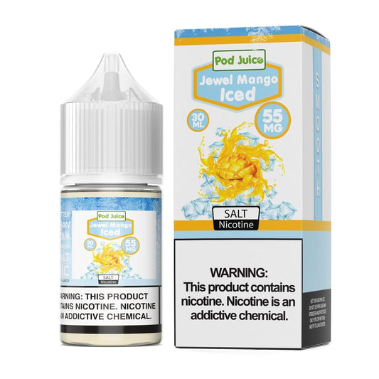 Pod Juice Juice Pod Juice Jewel Mango Iced TF 30ml Nic Salt Vape Juice