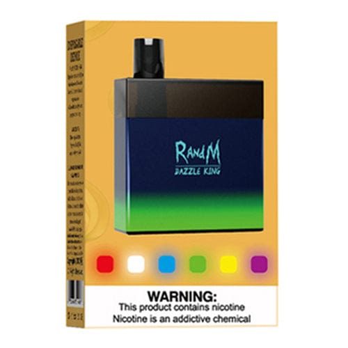 R and M Disposable Vape Banana Vanilla Ice Cream R and M Dazzle King 8ml Disposable Vape