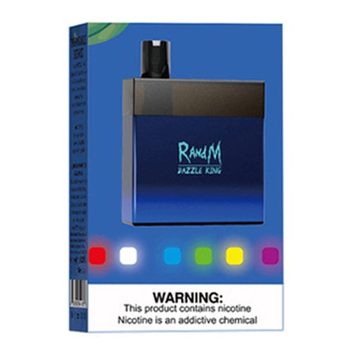 R and M Disposable Vape Blue Razz Ice R and M Dazzle King 8ml Disposable Vape