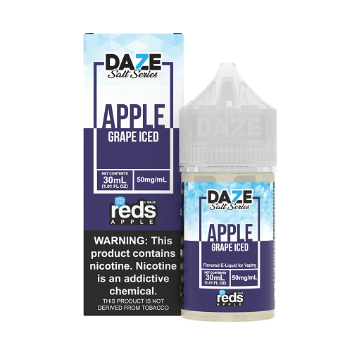 Reds Apple E-Juice Juice Grape ICED 30ml TF Nic Salt Vape Juice - Red's Apple