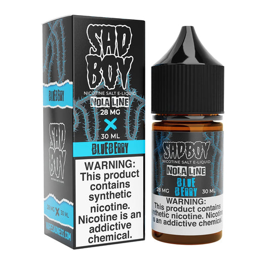 Sadboy Juice Sadboy Salts Blueberry Nola 30ml Nic Salt Vape Juice