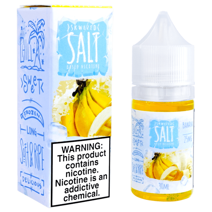 Skwezed Juice Skwezed Salts Banana Ice 30ml Nic Salt Vape Juice