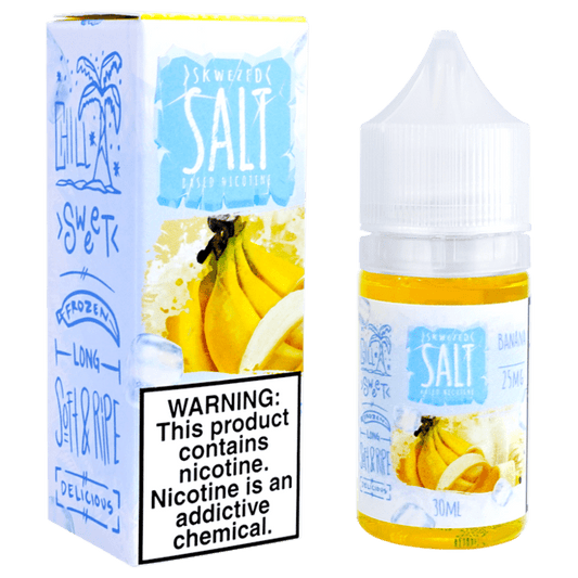 Skwezed Juice Skwezed Salts Banana Ice 30ml Nic Salt Vape Juice