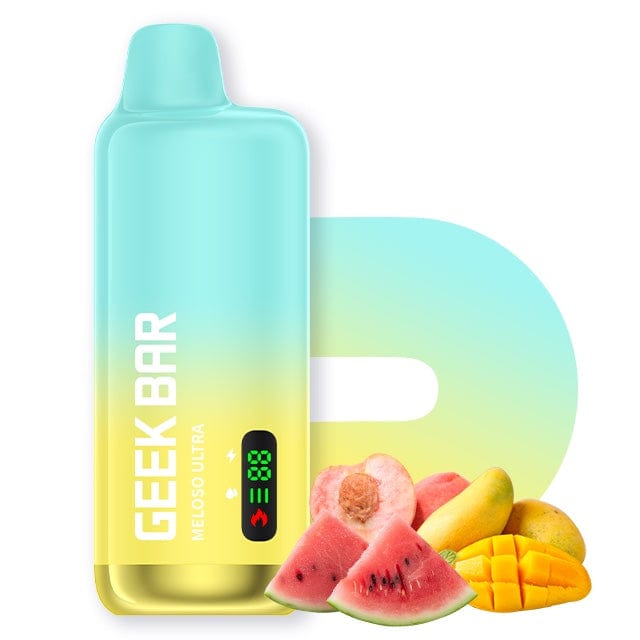 SMOK Disposable Vape Peach Mango Watermelon Geek Bar Meloso Ultra 10000 Disposable Vape (5%, 10000 Puffs)