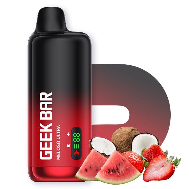 SMOK Disposable Vape Watermelon Strawberry Coconut Geek Bar Meloso Ultra 10000 Disposable Vape (5%, 10000 Puffs)