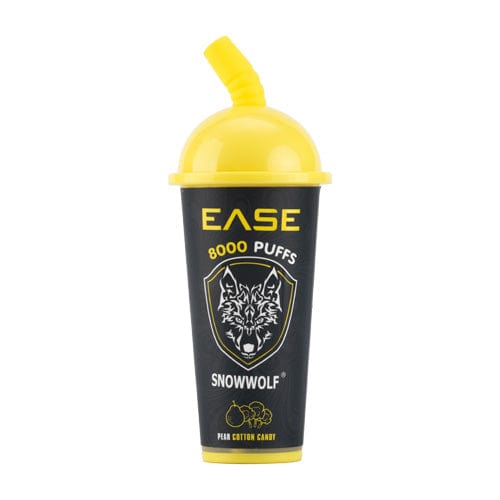SnowWolf Disposable Vape Pear Cotton Candy Snowwolf Ease 8000 ZERO mg Disposable Vape (0mg, 8000 Puffs)