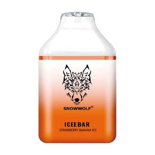 SnowWolf Disposable Vape Strawberry Banana Ice Snowwolf Icee Bar Disposable Vape (5%, 6000 Puffs)