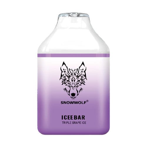 SnowWolf Disposable Vape Triple Grape Ice Snowwolf Icee Bar Disposable Vape (5%, 6000 Puffs)