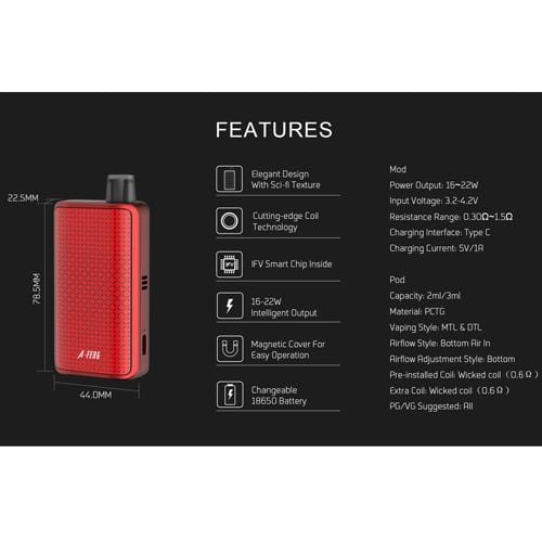 SnowWolf Pod System Afeng 22W Pod Device - Snowwolf