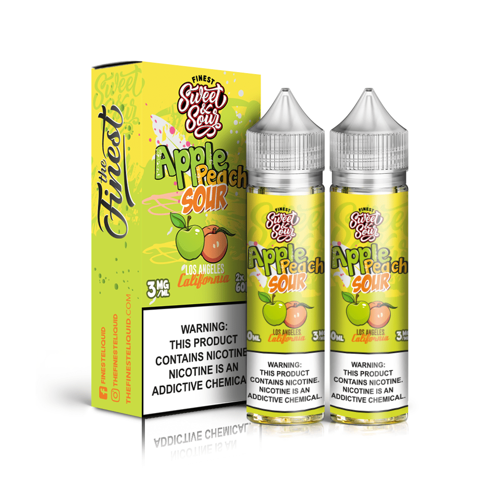 The Finest Juice The Finest Apple Peach Sour 2x 60ml Vape Juice