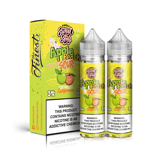 The Finest Juice The Finest Apple Peach Sour 2x 60ml Vape Juice