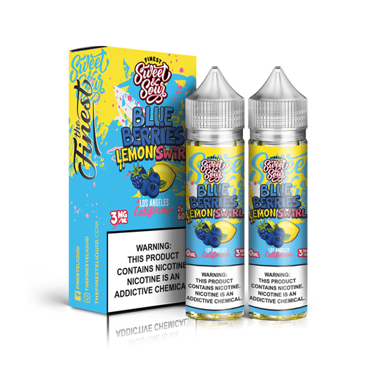 The Finest Juice The Finest Blue-Berries Lemon Swirl 2x 60ml Vape Juice