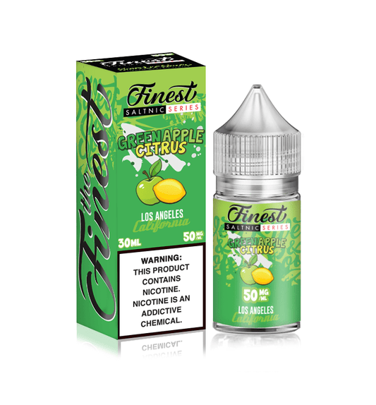 The Finest Juice The Finest Green Apple Citrus 30ml Nic Salt Vape Juice