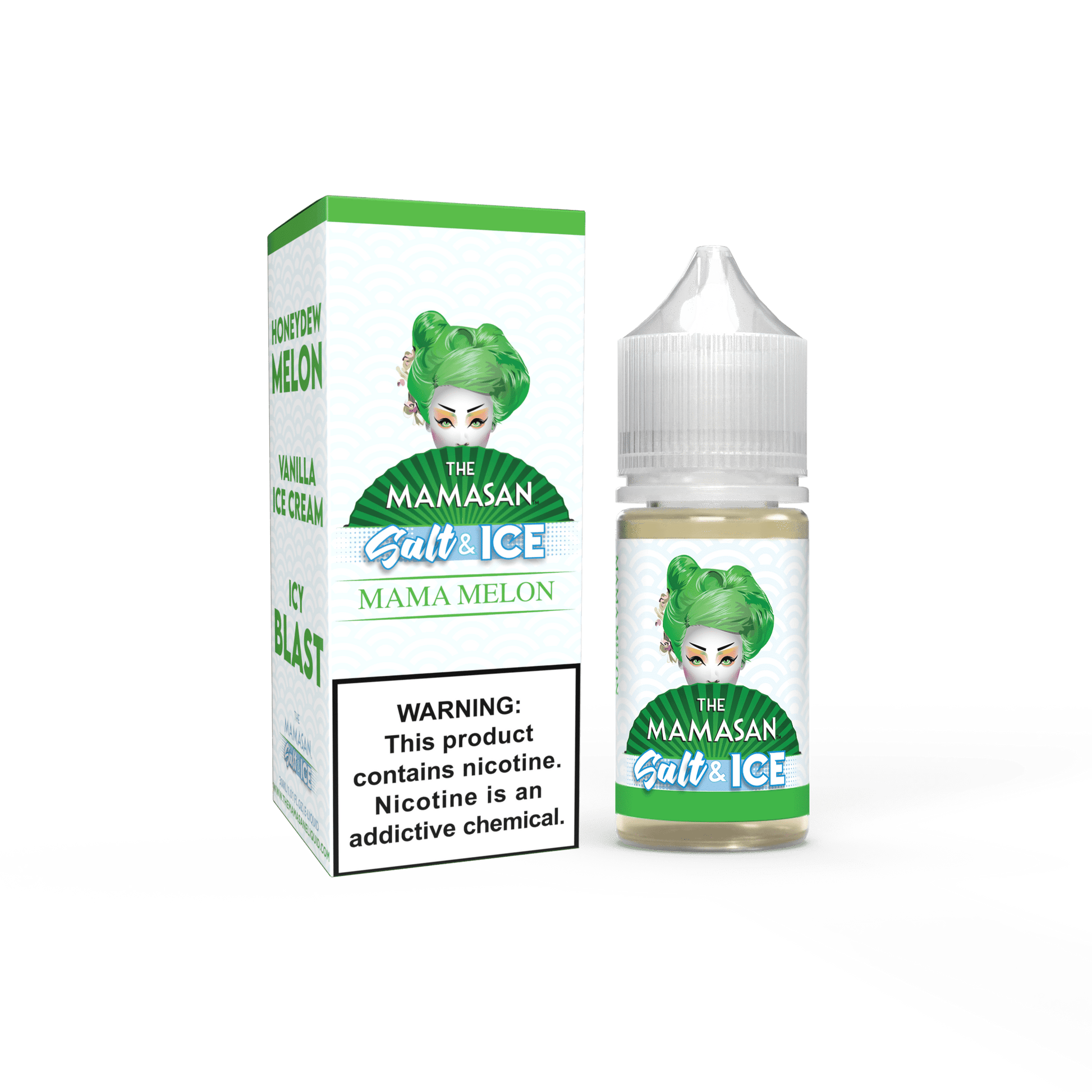 The Mamasan Juice Mama Melon Ice 30ml Nic Salt Vape Juice - Mamasan