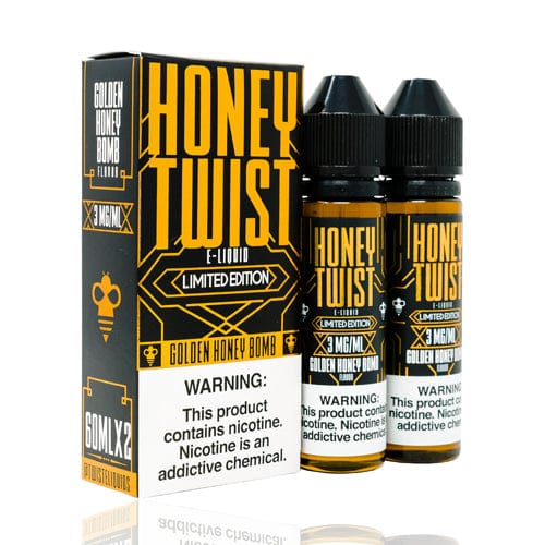 Twist E-Liquids Juice Golden Honey Bomb 2 x 60ml (120ml) Vape Juice - Twist Eliquids