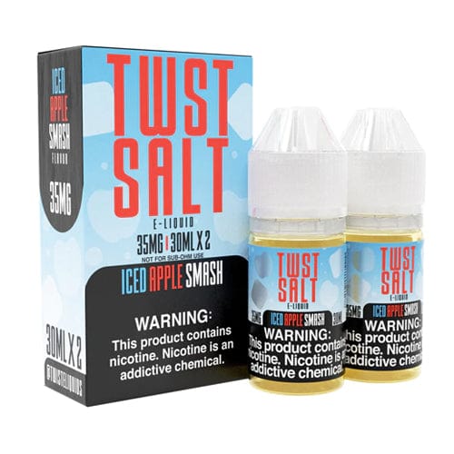 Twist E-Liquids Juice Iced Apple Smash 2x 30ml (60ml) Nic Salt Vape Juice - Twist E-Liquids