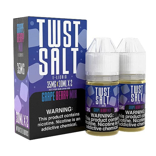 Twist E-Liquids Juice Purple Grape 2x 30ml (60ml) Nic Salt Vape Juice - Twist E-Liquids