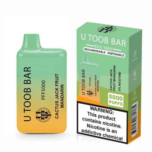 U TooB 100 Disposable Vape Cactus Jackfruit Mandarin U Toob Bar Disposable Vape (5%, 5000 Puffs)